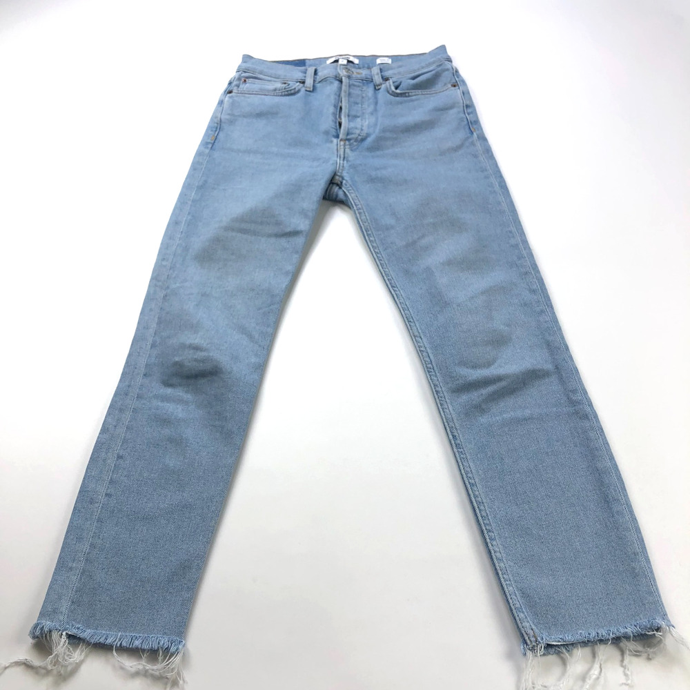 RE/DONE 90s High Rise Ankle Crop 27 (Fits 28W 27L) High Rise Jean 162-3WHRAC
